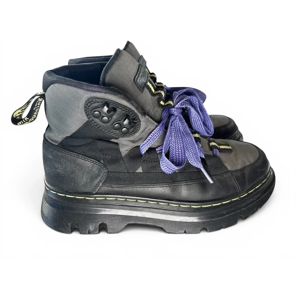 Dr. Martens Boury Utility Boots  Womens US 9 Mens 8 EU 41 Black/Gray
